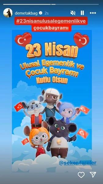 Ünlülerden 23 Nisan paylaşımları - Resim: 10